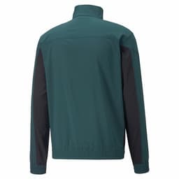 image-Men’s Sweatshirt without Hood Puma Fit Woven Training Green
