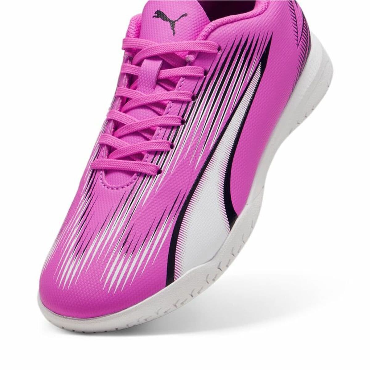 image-Children's Indoor Football Shoes Puma Ultra Play White Dark pink Children's Unisex