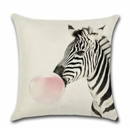 image-Cushion Cover Animal Party - Zebra