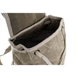 image-Casual Backpack DKD Home Decor Star Vintage Grey Cotton Leather (30 x 17 x 44 cm)