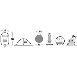 image-Tent High Peak Vision 3 green 10123