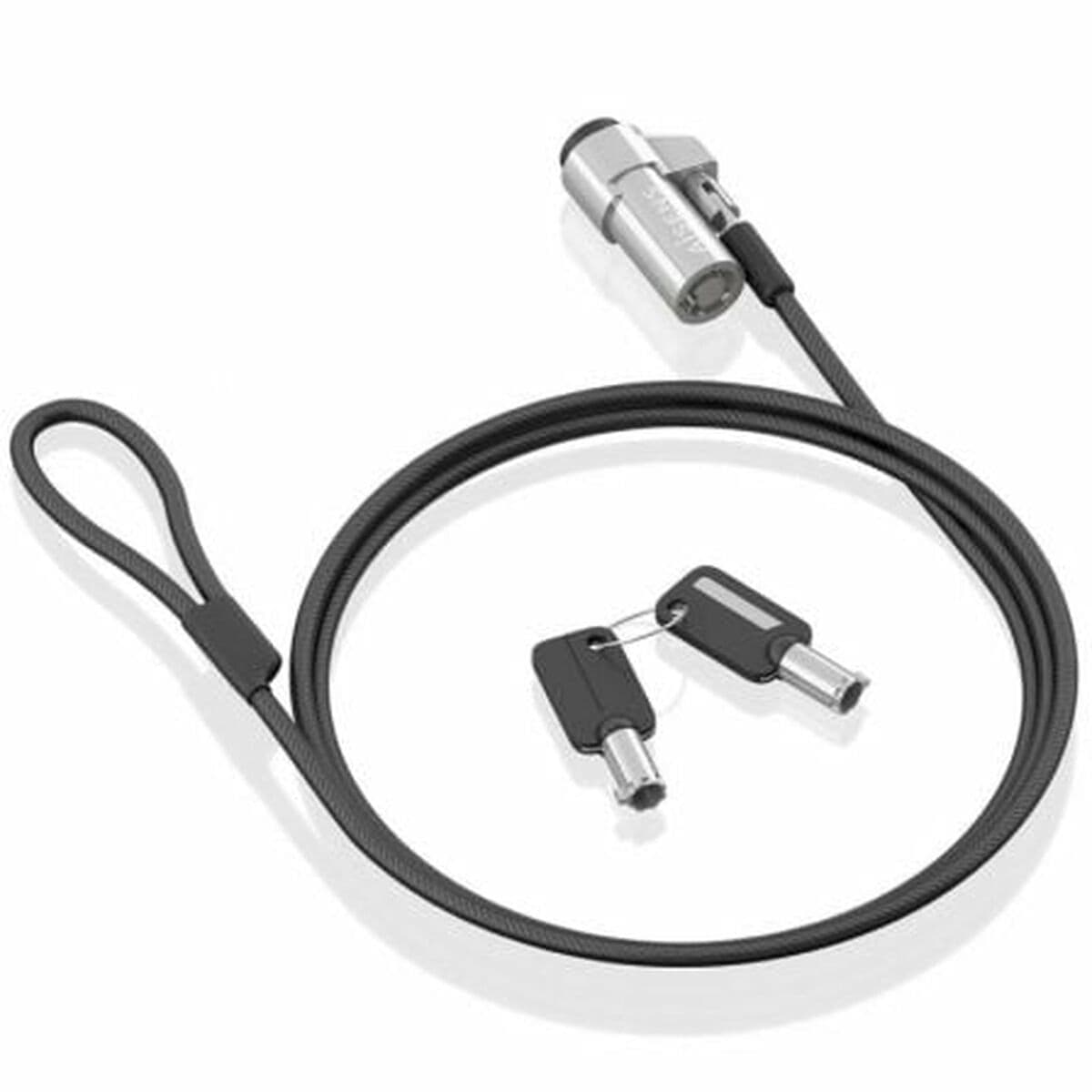 image-Security Cable Aisens ASLK-D45K06-BK Black 1,5 m