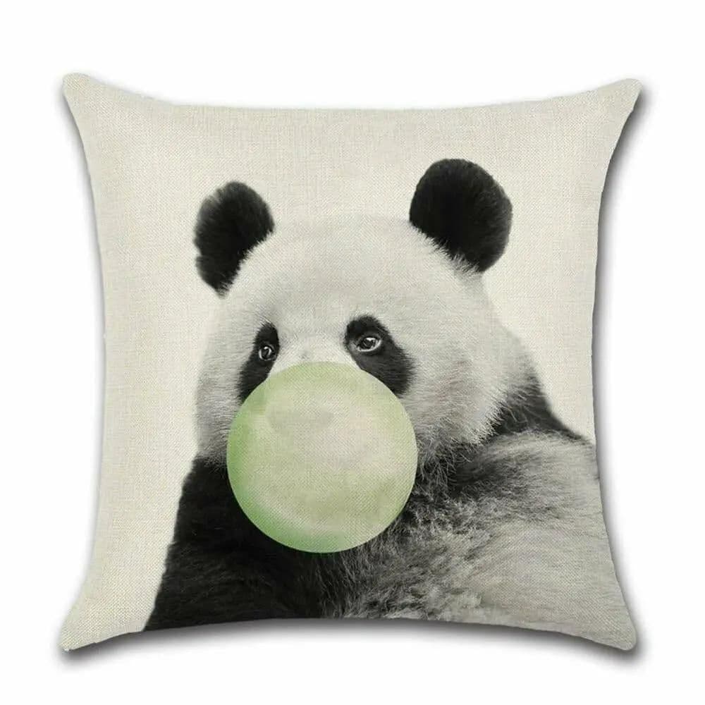 image-Cushion Cover Animal Party - Panda