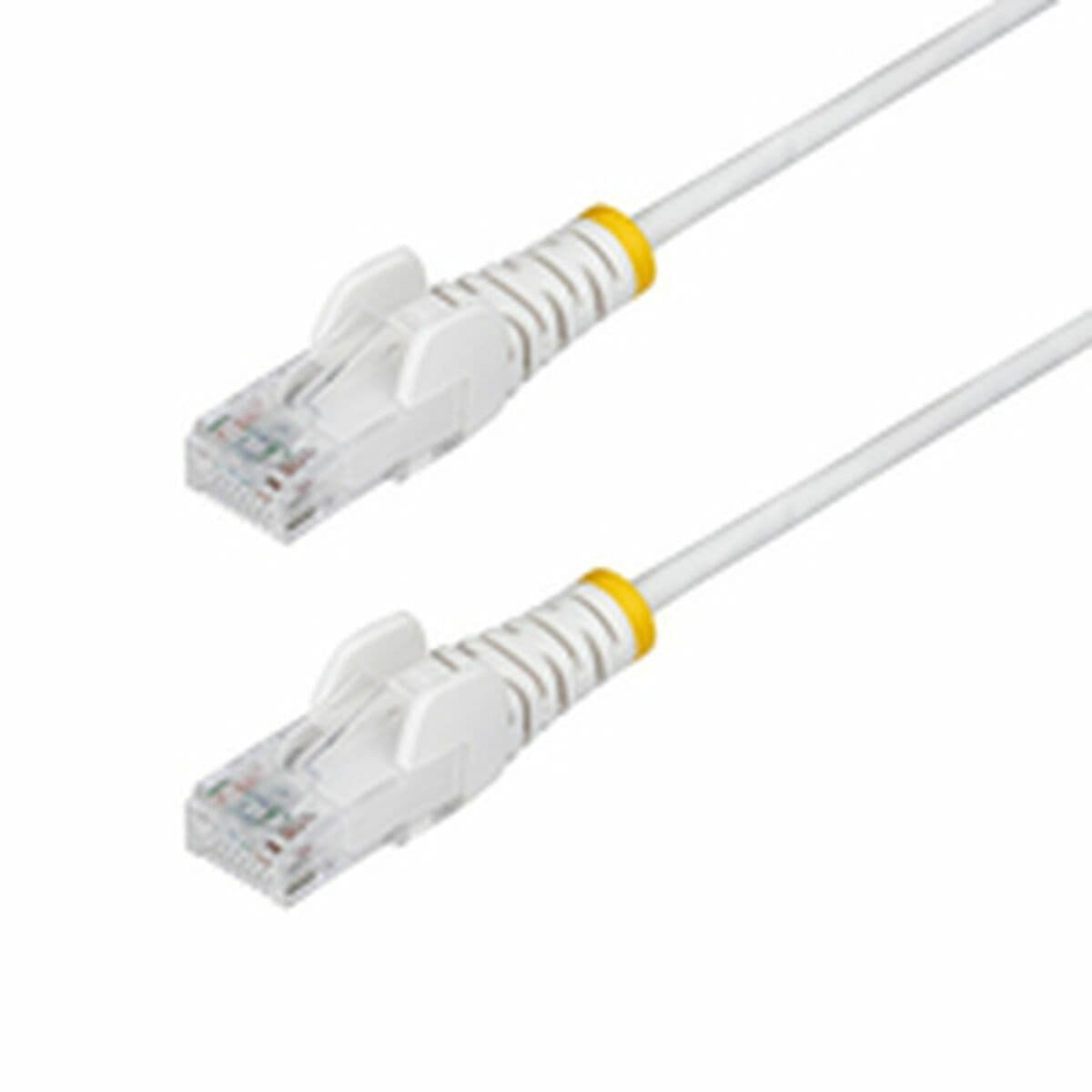 image-Category 6 FTP RJ45 Connector Startech N6PAT7MWHS White 7 m