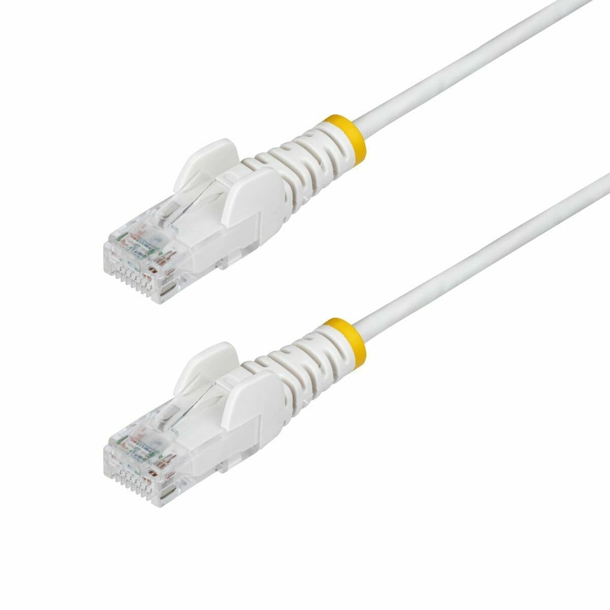 image-Category 6 FTP RJ45 Connector Startech N6PAT7MWHS White 7 m