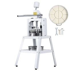 image-VEVOR Dough Divider Rounder, 10PCS Manual Dough Equal Divider Machine, 4.23oz - 19.75oz Hand Press Dough Cutter with 304 Stainless Steel Tray and Blade, Bread Maker for Bakery, Restaurant, Commercial