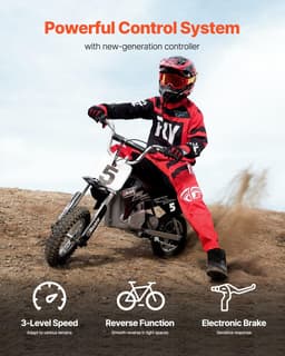 image-VEVOR 1800W Electric Brushless DC Motor Kit - 48V 4500rpm Motor with Upgraded Speed Controller and Foot Pedal Throttle Kit for Go Karts E-Bike Motorcycle Scooter DIY