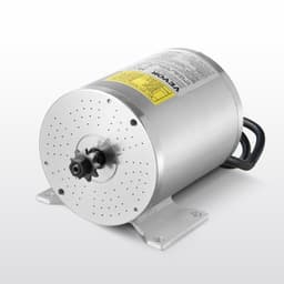 image-VEVOR 1800W Electric Brushless DC Motor Kit - 48V 4500rpm Motor with Upgraded Speed Controller and Foot Pedal Throttle Kit for Go Karts E-Bike Motorcycle Scooter DIY