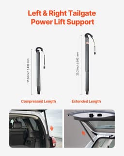 image-VEVOR Rear Left & Right Tailgate Power Lift Support, Compatible with 2016-2023 Seat Ateca KH7, KHP, Electric Tailgate Liftgate Power Hatch Shock Strut Replace OE# 575827851 575827851A 575827851B(2PCS)