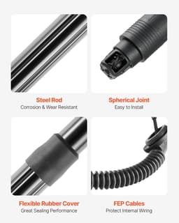 image-VEVOR Rear Left & Right Tailgate Power Lift Support, Compatible with 2016-2023 Seat Ateca KH7, KHP, Electric Tailgate Liftgate Power Hatch Shock Strut Replace OE# 575827851 575827851A 575827851B(2PCS)
