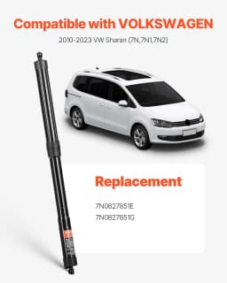 image-VEVOR Rear Left & Right Tailgate Power Lift Support, Compatible with 2010-2023 VW Sharan (7N,7N1,7N2), Electric Tailgate Liftgate Power Hatch Shock Strut Replace OE# 7N0827851E 7N0827851G (2PCS)