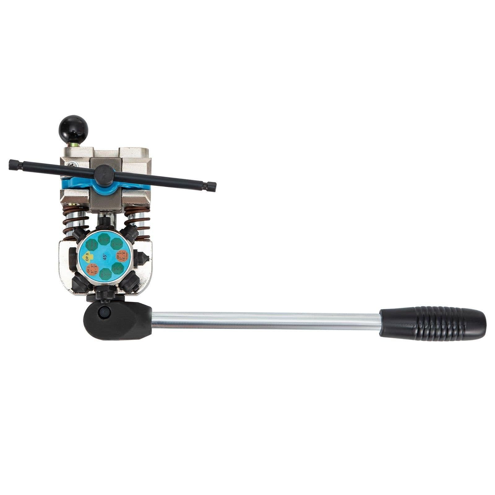 image-VEVOR Brake Line Flaring Tool, 45 Degree Single, Double, and Bubble Flares for 3/16", 1/4", 5/16" and 3/8" Tube Size, Suitable for Soft Metal of Copper Lines