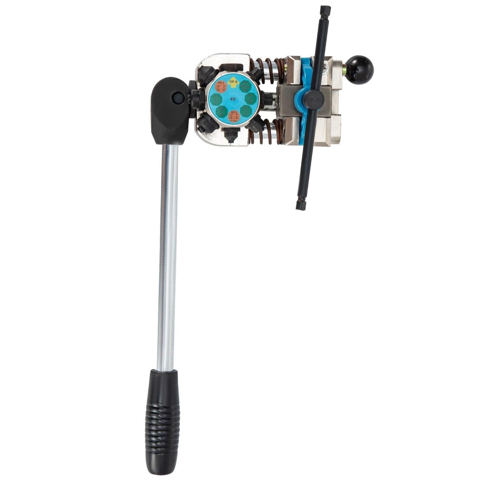 image-VEVOR Brake Line Flaring Tool, 45 Degree Single, Double, and Bubble Flares for 3/16", 1/4", 5/16" and 3/8" Tube Size, Suitable for Soft Metal of Copper Lines