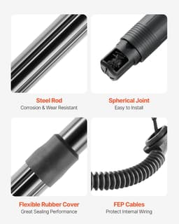 image-VEVOR Rear Left & Right Tailgate Power Lift Support, Compatible with 2015-2020 Skoda Superb III 3V5 Estate, Electric Tailgate Liftgate Power Hatch Shock Strut Replace OE# 3V9827851B 3V9827852B (2PCS)