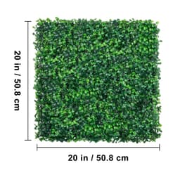 image-VEVOR 12PCS 20x20inch Artificial Boxwood Panels,Boxwood Hedge Wall Panels,Artificial Grass Backdrop Wall 1.6",Privacy Hedge Screen UV Protected for Outdoor Indoor Garden Fence Backyard