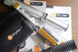 image-2-in-1 Hair Straightener Curler - 3 Heat Settings 230°C