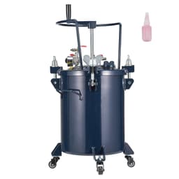 image-VEVOR Spray Paint Pressure Pot Tank, 30L/8gal Air Paint Pressure Pot with Manual Mixing Agitator, Leak Repair Sealant for Industry Home Decor Architecture Construction Automotive Painting, 70PSI Max