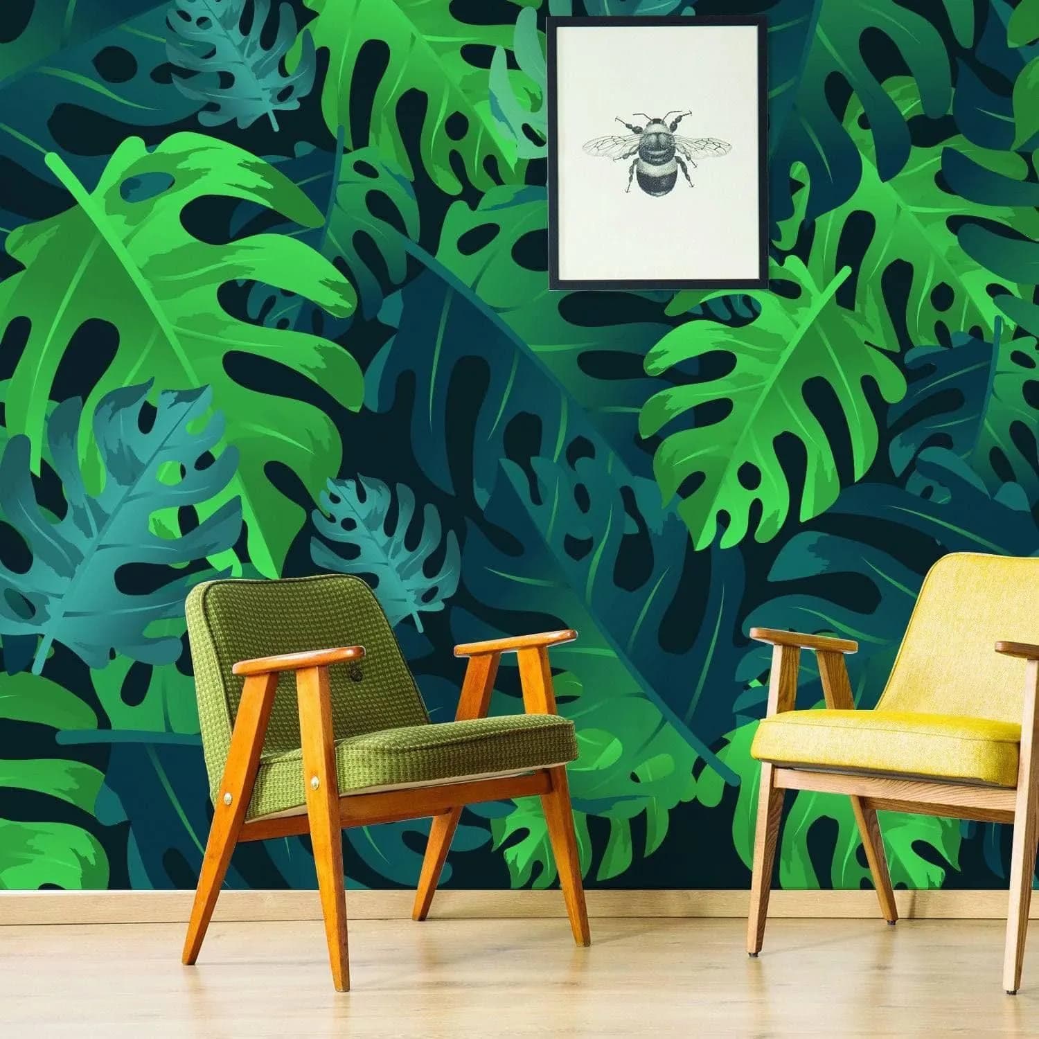 image-Tropical Paradise Peel and Stick Wallpaper