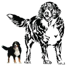 image-Customizable Animal Illustration Adhesive Decal