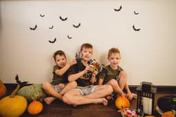 image-Halloween Spooky Bat Vinyl Decals - Festive Window Sticker Decorations
