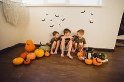 image-Halloween Spooky Bat Vinyl Decals - Festive Window Sticker Decorations