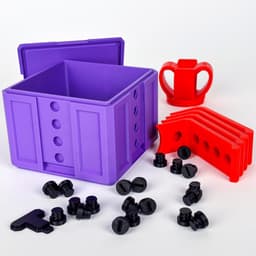 image-The Annoying Gift Box | 3D Printed Puzzle Gift Box | Fun Challenge Gift | Unique Locking Gift Box | Gag Gift Packaging | Prank Friend Gifts