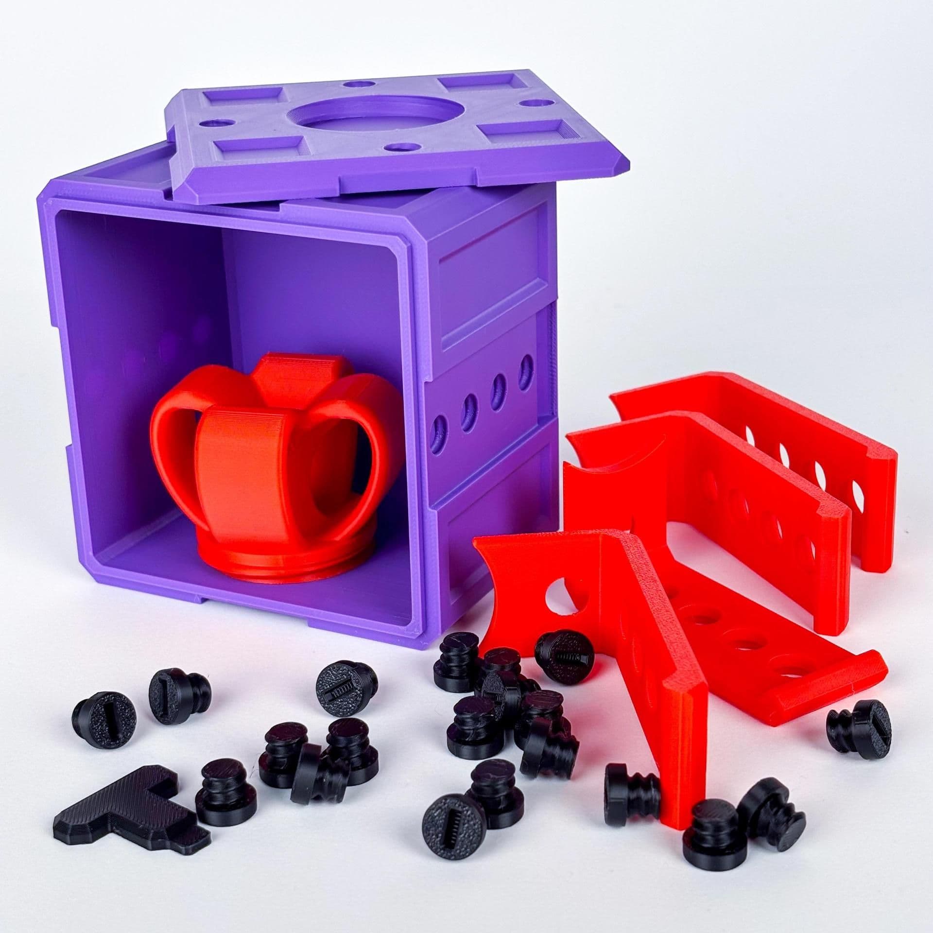image-The Annoying Gift Box | 3D Printed Puzzle Gift Box | Fun Challenge Gift | Unique Locking Gift Box | Gag Gift Packaging | Prank Friend Gifts