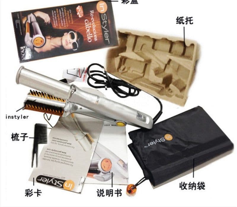 image-2-in-1 Hair Straightener Curler - 3 Heat Settings 230°C