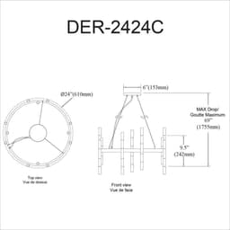 image-24LT Chandelier, MB & PC