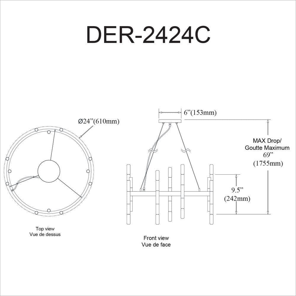 image-24LT Chandelier, MB & PC