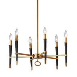 image-6LT Incandescent Chandelier, VB Finish