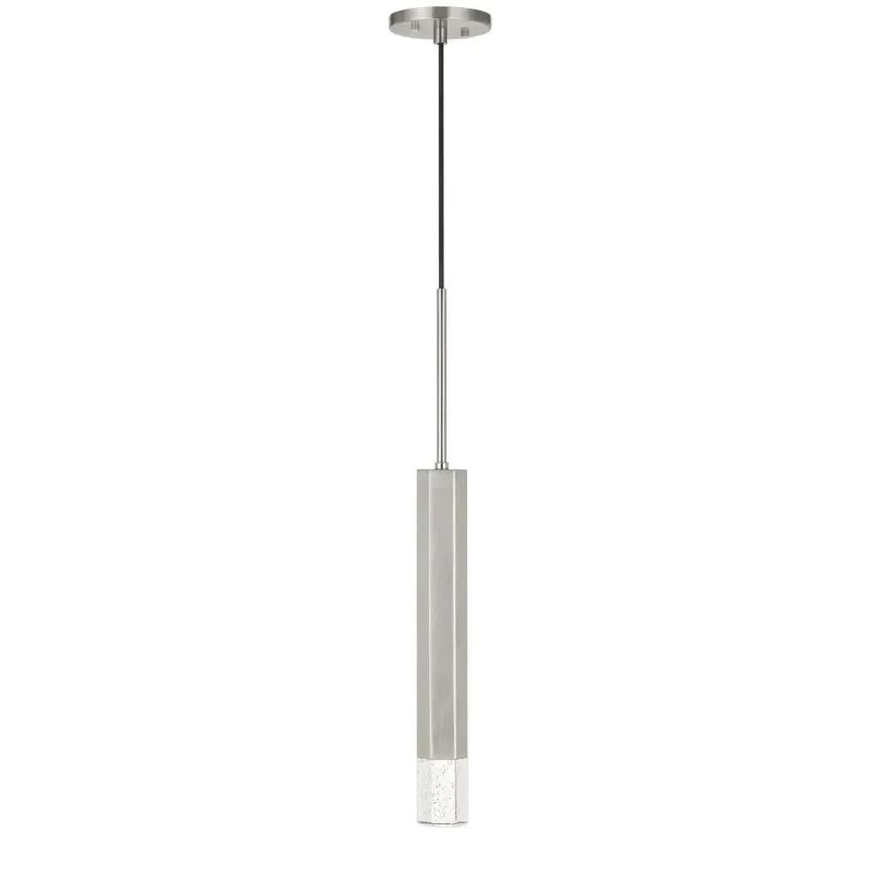 image-Troy Integrated Led Dimmable Hexagonaluminum Casted 1 Light Pendant