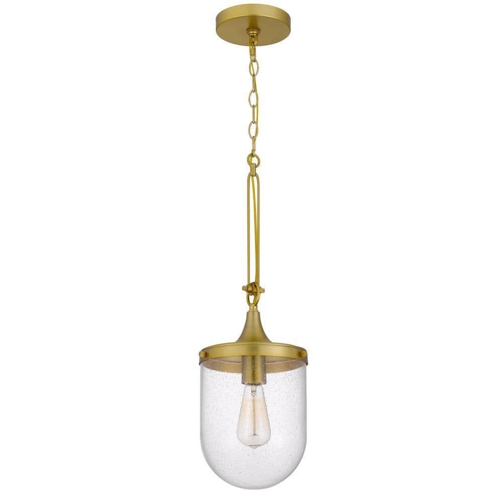 image-60W Ithaca Bubbled Glass Pendant Fixture