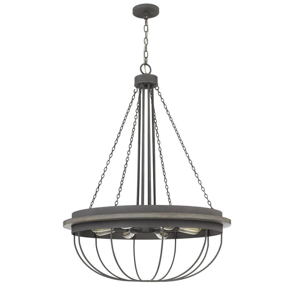 image-60W x 8 Nixa metal chandelier (Edison bulbs NOT included)