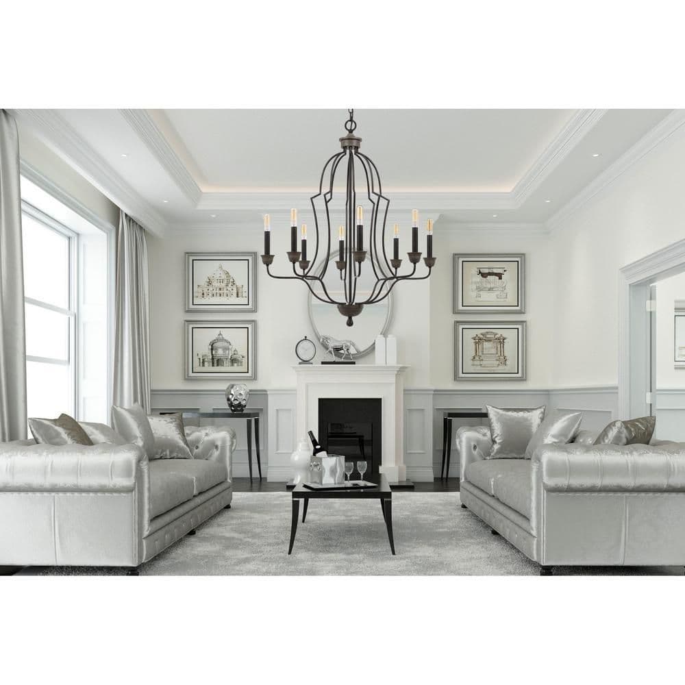 image-60W X 8 Lebrija Metal Chandelier (Edison Bulbs Not Included)