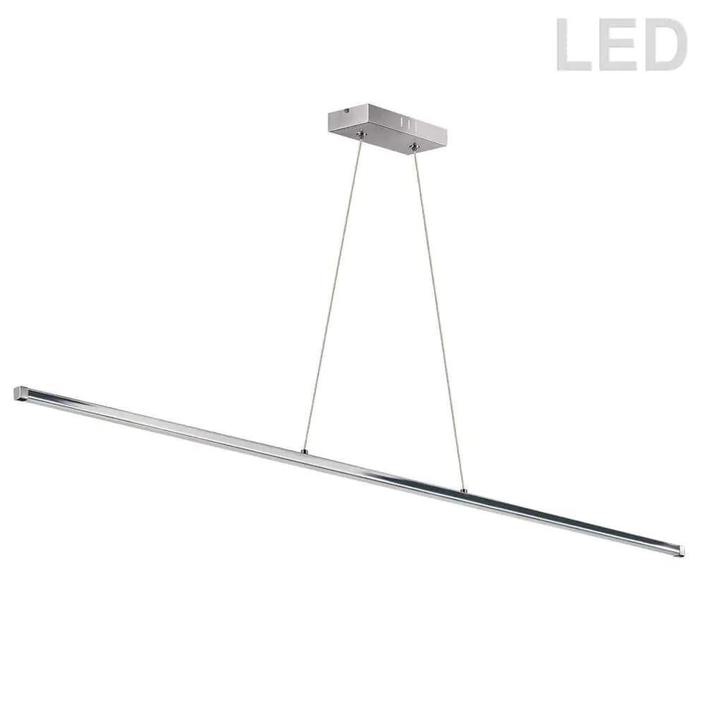 image-30W Horiz Pendant PC, WH Acrylic Diffuser