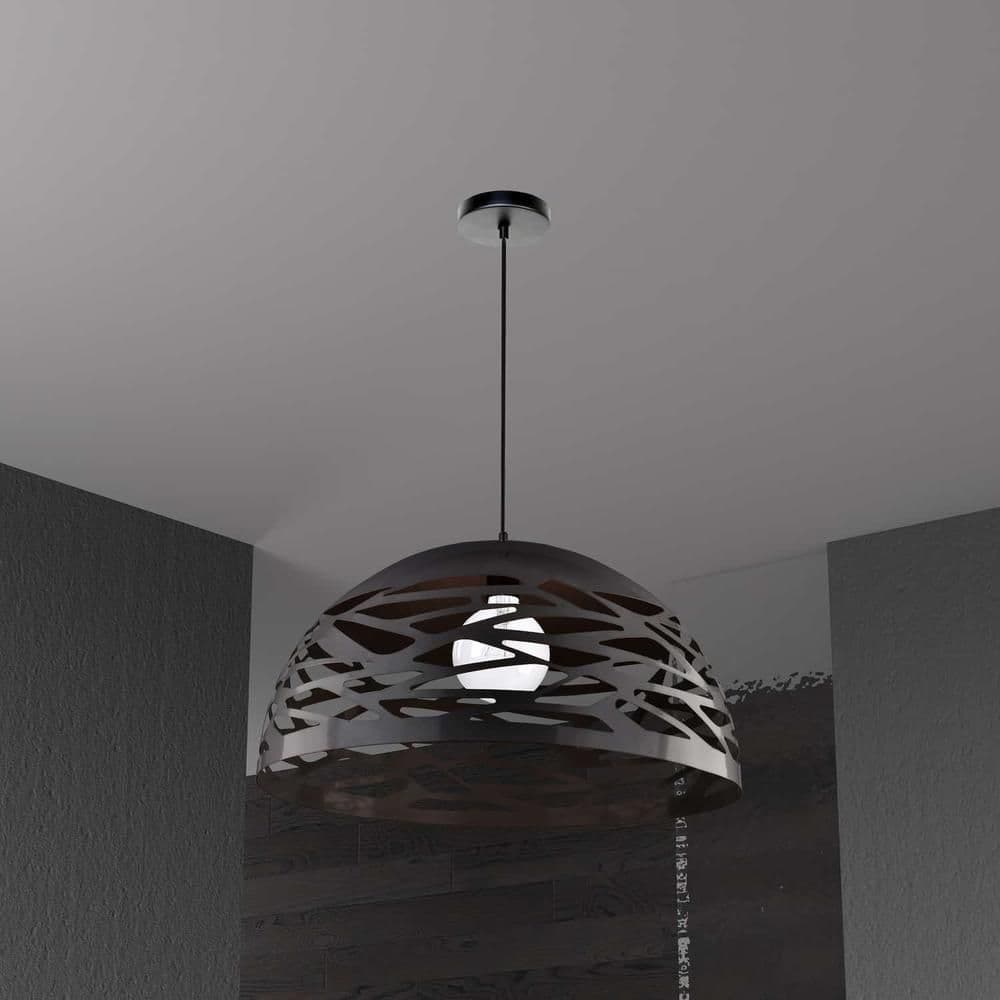 image-1LT Pendant, Matte Black Finish