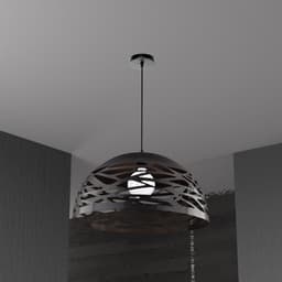 image-1LT Pendant, Matte Black Finish