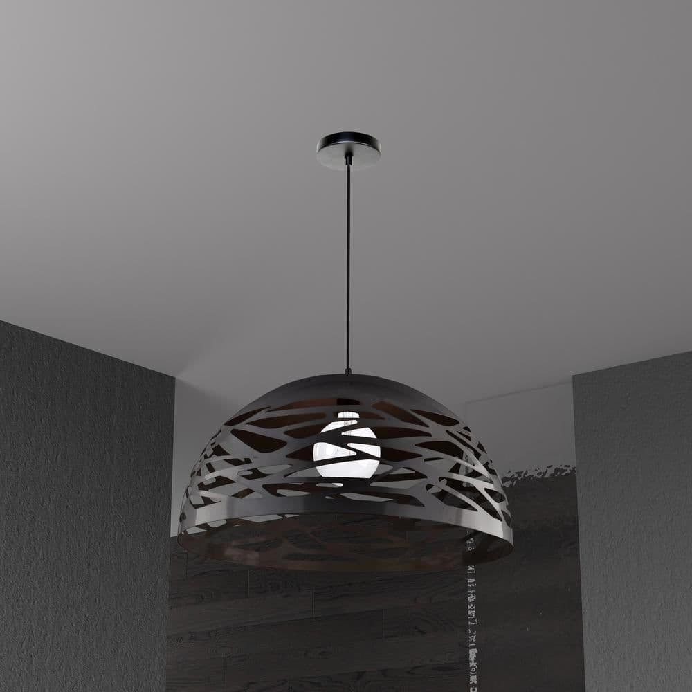 image-1LT Pendant, Matte Black Finish