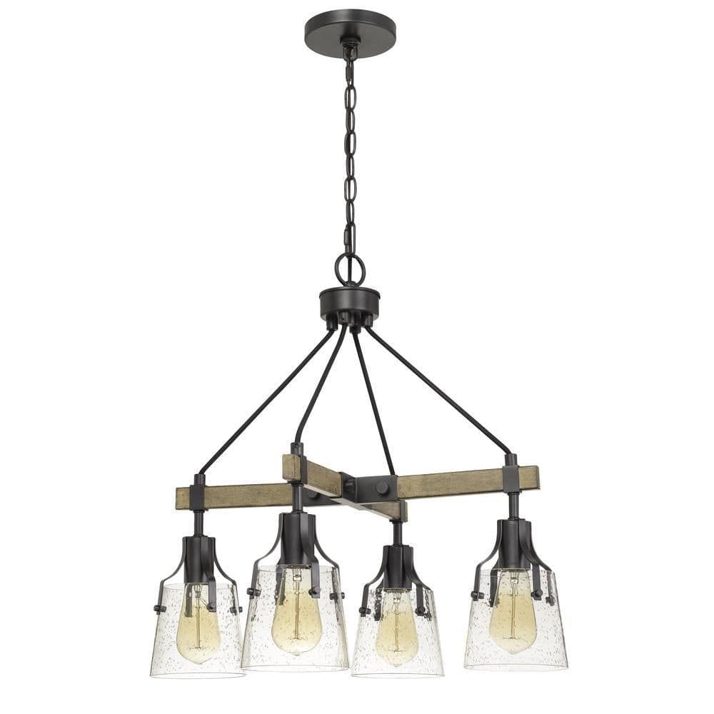 image-60W X 4 Aosta Metal Chandelier