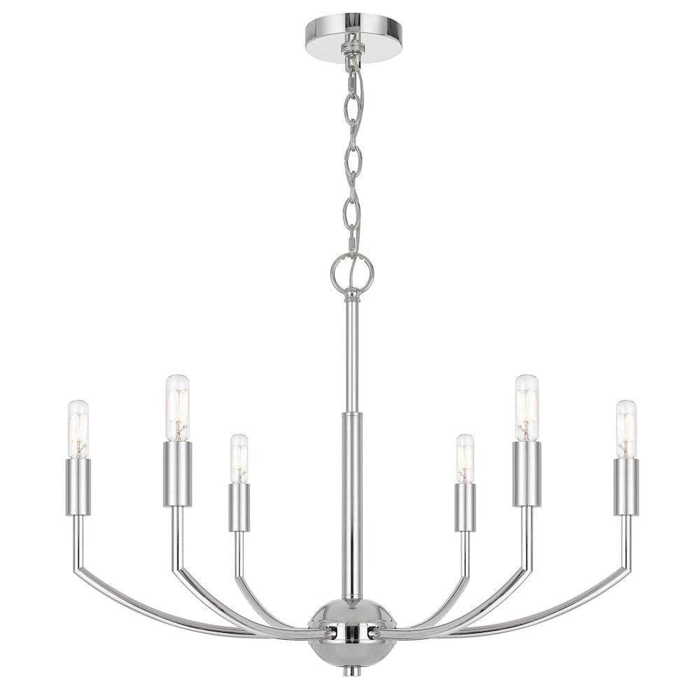 image-Maxton 60W X 6 Metal Chandelier