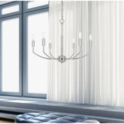 image-Maxton 60W X 6 Metal Chandelier