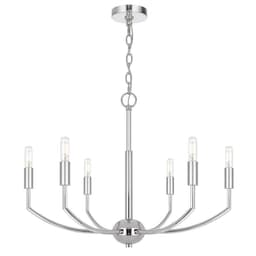 image-Maxton 60W X 6 Metal Chandelier