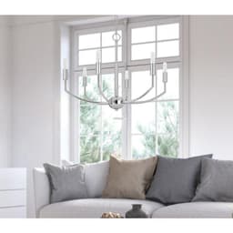 image-Maxton 60W X 6 Metal Chandelier