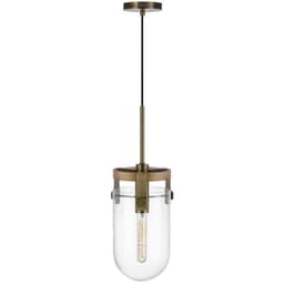 image-Stovall 60W Metal/Glass/Birch Wood Pendant Light