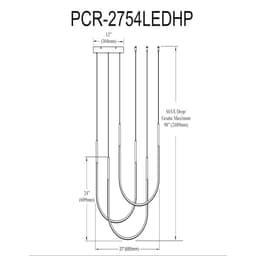 image-62W Horizontal Pendant Aged Brass with White Silicone Diffuser