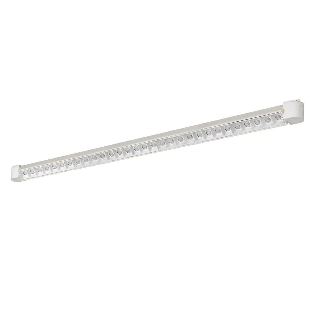 image-Dimmable integrated LED 60W, 3024 Lumen, 85 CRI, 3000K, 3 Wire Wall Wash Track Fixture, HT812LWH