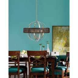 image-60W X 6 Willow Chandelier (Edison Bulbs Not Included)