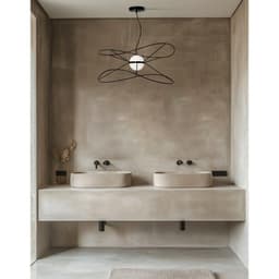 image-20W Pendant Matte Black with White Acrylic Diffusers