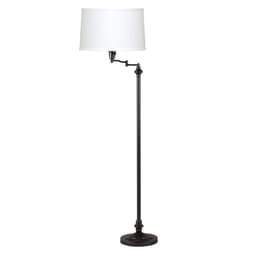 image-150W 3 Way Swing Arm Floor Lamp